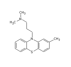 氯丙嗪结构式